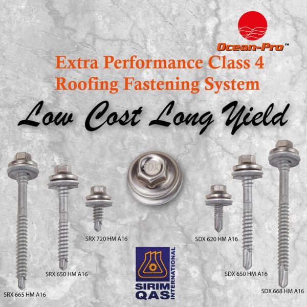 Extra Performance Class 4 Roofing Fastening System (Low Cost Long Yield)